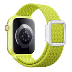 Bracelet de montre en nylon tressé avec boucle magnétique de style moderne, pour Apple Watch 46 mm / 49 mm / 45 mm / 44 mm, pour Apple Watch 42 mm / 41 mm / 40 mm / 38 mm