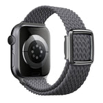 Bracelet de montre en nylon tressé avec boucle magnétique de style moderne, pour Apple Watch 46 mm / 49 mm / 45 mm / 44 mm, pour Apple Watch 42 mm / 41 mm / 40 mm / 38 mm