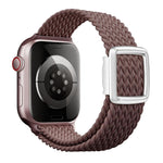 Bracelet de montre en nylon tressé avec boucle magnétique de style moderne, pour Apple Watch 46 mm / 49 mm / 45 mm / 44 mm, pour Apple Watch 42 mm / 41 mm / 40 mm / 38 mm