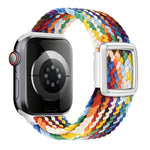 Bracelet de montre en nylon tressé avec boucle magnétique de style moderne, pour Apple Watch 46 mm / 49 mm / 45 mm / 44 mm, pour Apple Watch 42 mm / 41 mm / 40 mm / 38 mm
