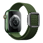 Bracelet de montre en nylon tressé avec boucle magnétique de style moderne, pour Apple Watch 46 mm / 49 mm / 45 mm / 44 mm, pour Apple Watch 42 mm / 41 mm / 40 mm / 38 mm