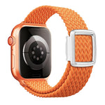 Bracelet de montre en nylon tressé avec boucle magnétique de style moderne, pour Apple Watch 46 mm / 49 mm / 45 mm / 44 mm, pour Apple Watch 42 mm / 41 mm / 40 mm / 38 mm