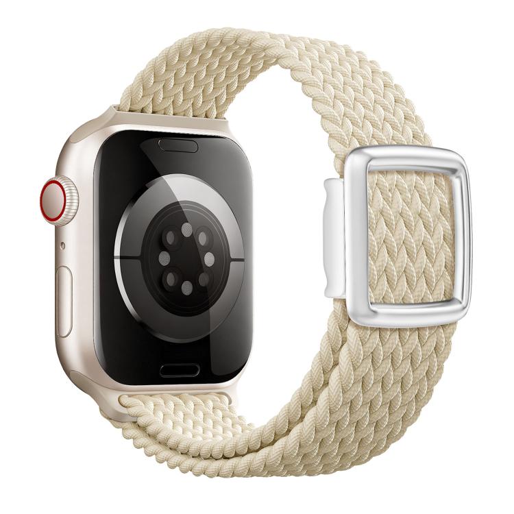Bracelet de montre en nylon tressé avec boucle magnétique de style moderne, pour Apple Watch 46 mm / 49 mm / 45 mm / 44 mm, pour Apple Watch 42 mm / 41 mm / 40 mm / 38 mm
