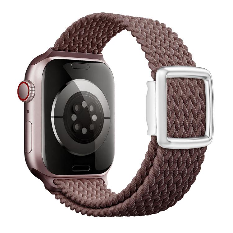 Bracelet de montre en nylon tressé avec boucle magnétique de style moderne, pour Apple Watch 46 mm / 49 mm / 45 mm / 44 mm, pour Apple Watch 42 mm / 41 mm / 40 mm / 38 mm