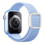 Bracelet de montre en nylon tressé avec boucle magnétique de style moderne, pour Apple Watch 46 mm / 49 mm / 45 mm / 44 mm, pour Apple Watch 42 mm / 41 mm / 40 mm / 38 mm
