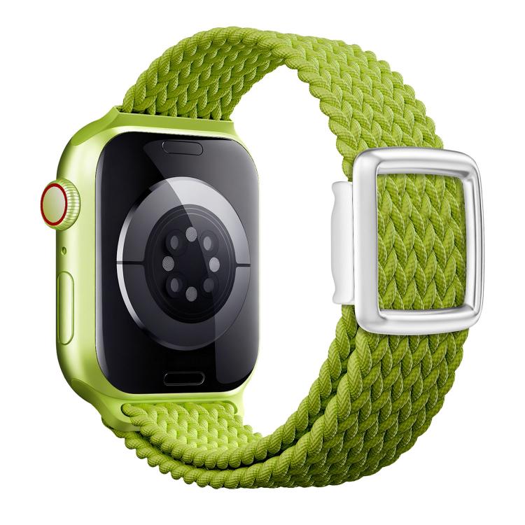 Bracelet de montre en nylon tressé avec boucle magnétique de style moderne, pour Apple Watch 46 mm / 49 mm / 45 mm / 44 mm, pour Apple Watch 42 mm / 41 mm / 40 mm / 38 mm