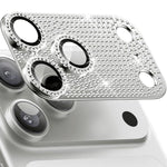 Film de protection d'objectif pour appareil photo Kalebol tout-en-un en métal givré, finition diamant, pour iPhone 17 Pro Max, pour iPhone 17 Pro