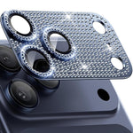 Film de protection d'objectif pour appareil photo Kalebol tout-en-un en métal givré, finition diamant, pour iPhone 17 Pro Max, pour iPhone 17 Pro