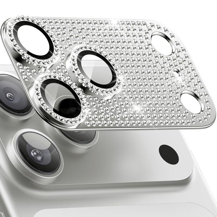 Film de protection d'objectif pour appareil photo Kalebol tout-en-un en métal givré, finition diamant, pour iPhone 17 Pro Max, pour iPhone 17 Pro