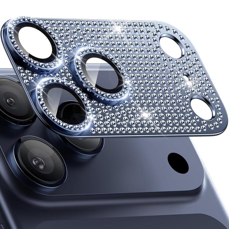 Film de protection d'objectif pour appareil photo Kalebol tout-en-un en métal givré, finition diamant, pour iPhone 17 Pro Max, pour iPhone 17 Pro