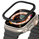Film de protection en verre trempé avec cadre en métal de titane, pour Apple Watch Ultra 49 mm