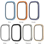 Film de protection en verre trempé avec cadre en métal de titane, pour Apple Watch Ultra 49 mm
