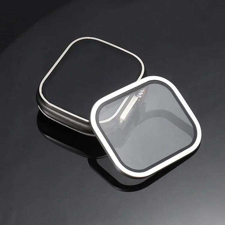 Film de protection en verre trempé avec cadre en métal de titane, pour Apple Watch Ultra 49 mm