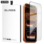 10pcs Film en verre trempé HD ultra-fin 0,18 mm imprimé en sérigraphie ultrasonique, gel épais en aluminium haute qualité, pour iPhone 17e / 16e, iPhone 17 Pro Max, iPhone 17 Pro, iPhone 17, iPhone Air, iPhone 16 Pro Max, iPhone 16 Pro, iPhone 16 Plus