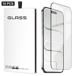 10pcs Film en verre trempé HD ultra-fin 0,18 mm imprimé en sérigraphie ultrasonique, gel épais en aluminium haute qualité, pour iPhone 17e / 16e, iPhone 17 Pro Max, iPhone 17 Pro, iPhone 17, iPhone Air, iPhone 16 Pro Max, iPhone 16 Pro, iPhone 16 Plus