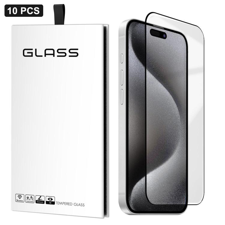 10pcs Film en verre trempé HD ultra-fin 0,18 mm imprimé en sérigraphie ultrasonique, gel épais en aluminium haute qualité, pour iPhone 17e / 16e, iPhone 17 Pro Max, iPhone 17 Pro, iPhone 17, iPhone Air, iPhone 16 Pro Max, iPhone 16 Pro, iPhone 16 Plus