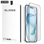 10pcs Film en verre trempé HD ultra-fin 0,18 mm imprimé en sérigraphie ultrasonique, gel épais en aluminium haute qualité, pour iPhone 17e / 16e, iPhone 17 Pro Max, iPhone 17 Pro, iPhone 17, iPhone Air, iPhone 16 Pro Max, iPhone 16 Pro, iPhone 16 Plus