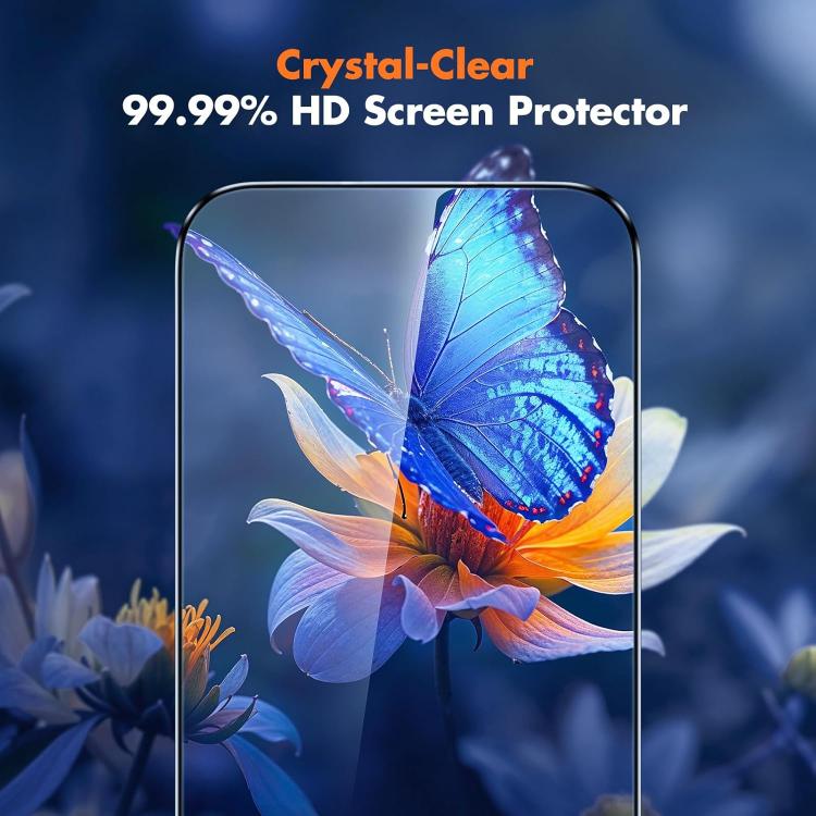 10pcs Film en verre trempé HD ultra-fin 0,18 mm imprimé en sérigraphie ultrasonique, gel épais en aluminium haute qualité, pour iPhone 17e / 16e, iPhone 17 Pro Max, iPhone 17 Pro, iPhone 17, iPhone Air, iPhone 16 Pro Max, iPhone 16 Pro, iPhone 16 Plus