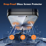 10pcs Film en verre trempé HD ultra-fin 0,18 mm imprimé en sérigraphie ultrasonique, gel épais en aluminium haute qualité, pour iPhone 17e / 16e, iPhone 17 Pro Max, iPhone 17 Pro, iPhone 17, iPhone Air, iPhone 16 Pro Max, iPhone 16 Pro, iPhone 16 Plus