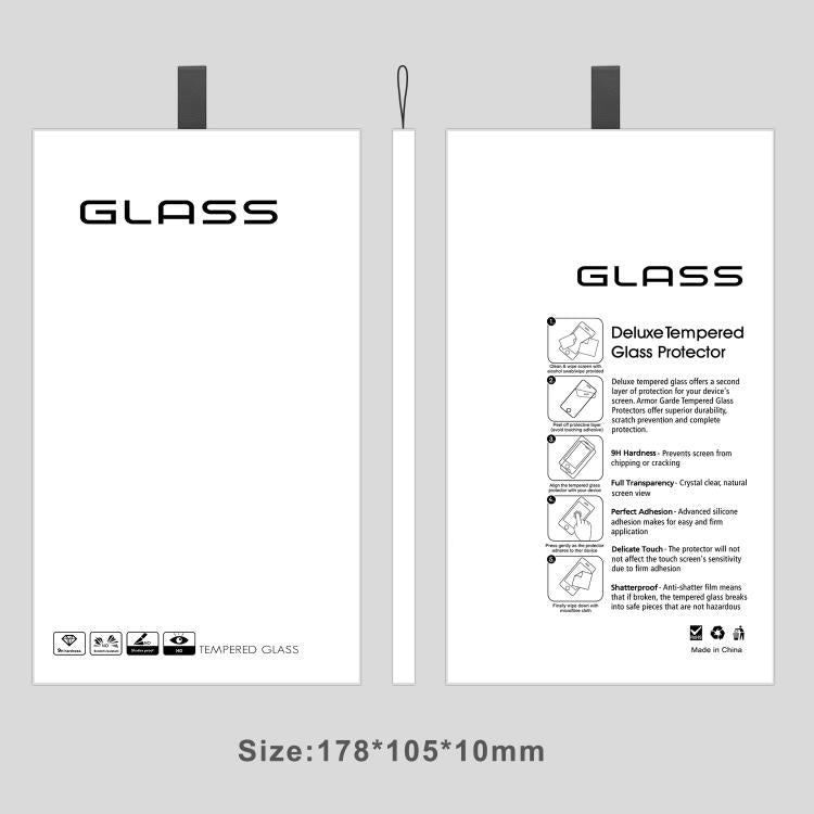 10pcs Film en verre trempé HD ultra-fin 0,18 mm imprimé en sérigraphie ultrasonique, gel épais en aluminium haute qualité, pour iPhone 17e / 16e, iPhone 17 Pro Max, iPhone 17 Pro, iPhone 17, iPhone Air, iPhone 16 Pro Max, iPhone 16 Pro, iPhone 16 Plus