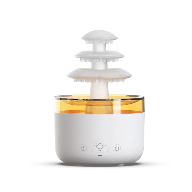 Diffuseur d'huiles essentielles Pluie Nuage Humidificateur à ultrasons Lumières trois couleurs, Pluie Nuage