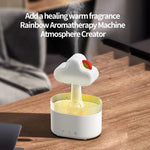 Humidificateur ultrasonique diffuseur d'aromathérapie arc-en-ciel, arc-en-ciel