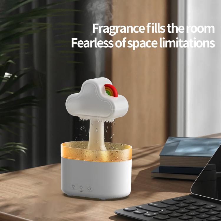 Humidificateur ultrasonique diffuseur d'aromathérapie arc-en-ciel, arc-en-ciel