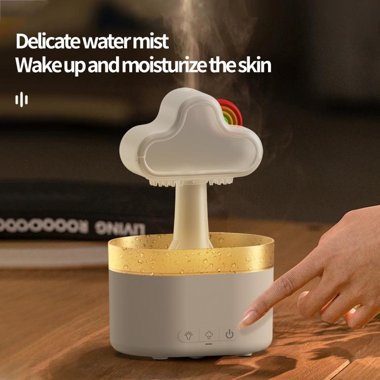 Humidificateur ultrasonique diffuseur d'aromathérapie arc-en-ciel, arc-en-ciel