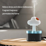 Humidificateur ultrasonique diffuseur d'aromathérapie arc-en-ciel, arc-en-ciel