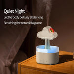 Humidificateur ultrasonique diffuseur d'aromathérapie arc-en-ciel, arc-en-ciel