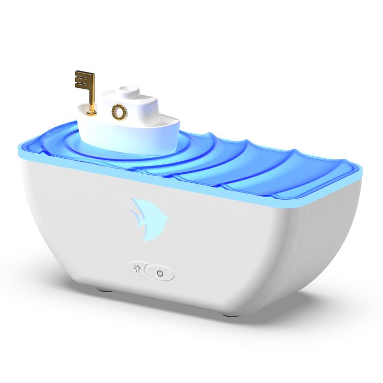 Diffuseur d'aromathérapie créatif en forme de petit bateau, humidificateur à ultrasons, petit bateau