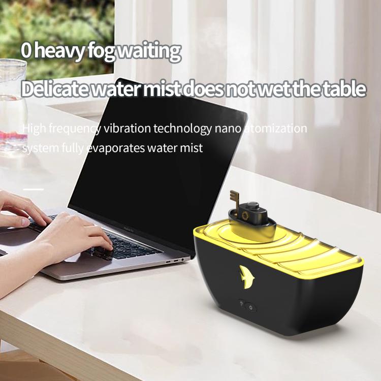 Diffuseur d'aromathérapie créatif en forme de petit bateau, humidificateur à ultrasons, petit bateau