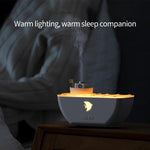 Diffuseur d'aromathérapie créatif en forme de petit bateau, humidificateur à ultrasons, petit bateau