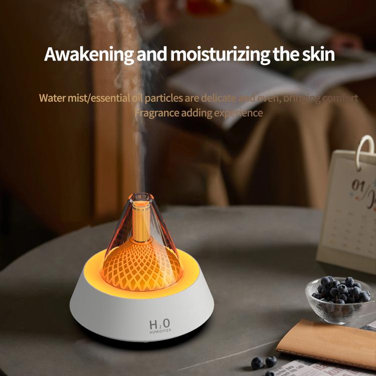Diffuseur d'aromathérapie à ultrasons scintillant avec éclairage d'ambiance multicolore