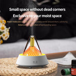 Diffuseur d'aromathérapie à ultrasons scintillant avec éclairage d'ambiance multicolore