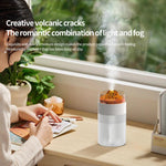Humidificateur lumière d'ambiance 7 couleurs Volcan Simulé, Volcan Simulé