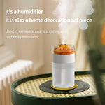 Humidificateur lumière d'ambiance 7 couleurs Volcan Simulé, Volcan Simulé