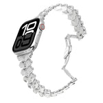 Bracelet de montre en alliage de zinc avec fermoir papillon Dragon Spine, pour Apple Watch 46mm / 49mm / 45mm / 44mm, pour Apple Watch 42mm / 41mm / 40mm / 38mm