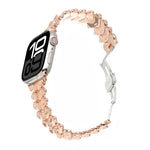 Bracelet de montre en alliage de zinc avec fermoir papillon Dragon Spine, pour Apple Watch 46mm / 49mm / 45mm / 44mm, pour Apple Watch 42mm / 41mm / 40mm / 38mm