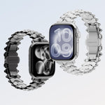 Bracelet de montre en alliage de zinc avec fermoir papillon Dragon Spine, pour Apple Watch 46mm / 49mm / 45mm / 44mm, pour Apple Watch 42mm / 41mm / 40mm / 38mm
