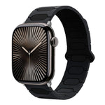 Bracelet de montre en silicone magnétique ovale, pour Apple Watch 46mm / 49mm / 45mm / 44mm, pour Apple Watch 42mm / 41mm / 40mm / 38mm