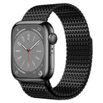 Bracelet de montre magnétique milanais Pin-Chain, pour Apple Watch 46mm / 49mm / 45mm / 44mm, pour Apple Watch 42mm / 41mm / 40mm / 38mm