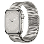 Bracelet de montre magnétique milanais Pin-Chain, pour Apple Watch 46mm / 49mm / 45mm / 44mm, pour Apple Watch 42mm / 41mm / 40mm / 38mm