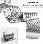 Bracelet de montre magnétique milanais Pin-Chain, pour Apple Watch 46mm / 49mm / 45mm / 44mm, pour Apple Watch 42mm / 41mm / 40mm / 38mm