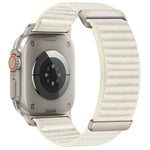 Bracelet de montre en nylon à fermeture auto-agrippante à deux sections, pour Apple Watch 46mm / 49mm / 45mm / 44mm, pour Apple Watch 42mm / 41mm / 40mm / 38mm