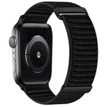Bracelet de montre en nylon à fermeture auto-agrippante à deux sections, pour Apple Watch 46mm / 49mm / 45mm / 44mm, pour Apple Watch 42mm / 41mm / 40mm / 38mm
