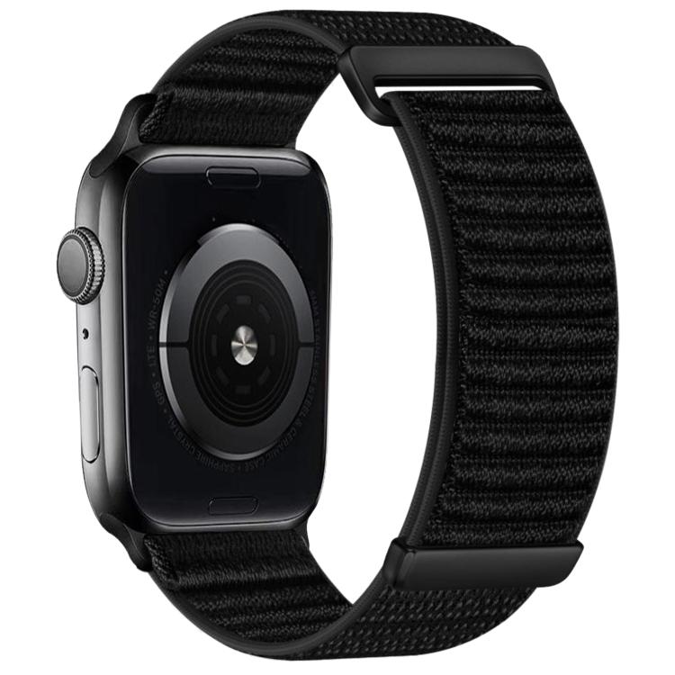 Bracelet de montre en nylon à fermeture auto-agrippante à deux sections, pour Apple Watch 46mm / 49mm / 45mm / 44mm, pour Apple Watch 42mm / 41mm / 40mm / 38mm