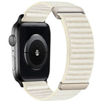 Bracelet de montre en nylon à fermeture auto-agrippante à deux sections, pour Apple Watch 46mm / 49mm / 45mm / 44mm, pour Apple Watch 42mm / 41mm / 40mm / 38mm