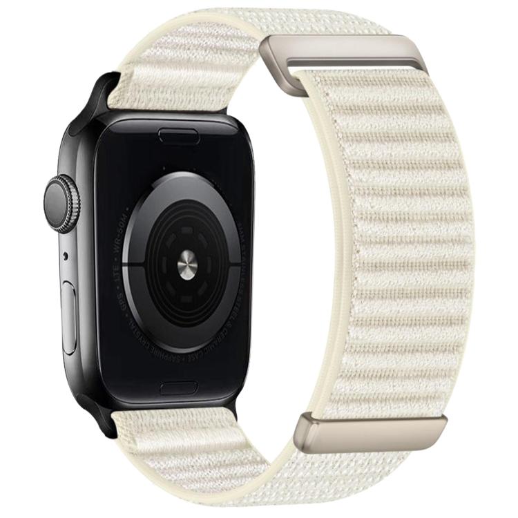 Bracelet de montre en nylon à fermeture auto-agrippante à deux sections, pour Apple Watch 46mm / 49mm / 45mm / 44mm, pour Apple Watch 42mm / 41mm / 40mm / 38mm