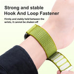 Bracelet de montre en nylon à fermeture auto-agrippante à deux sections, pour Apple Watch 46mm / 49mm / 45mm / 44mm, pour Apple Watch 42mm / 41mm / 40mm / 38mm